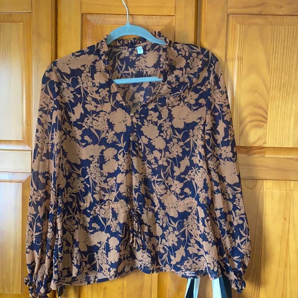 Mango Printed Blouse